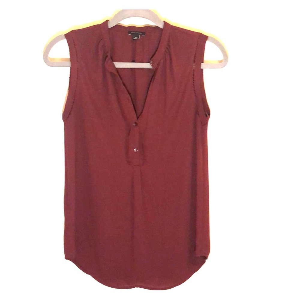Maroon Ann Taylor blouse!